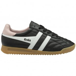 Gola Classics Stadium Sneakers Negros Blancos Rosas Mexico | SPB-951083