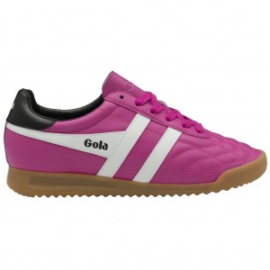 Gola Classics Stadium Sneakers Rosas Blancos Negros Mexico | REF-786920