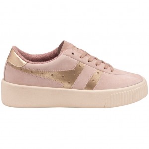 Gola Classics Super Court Metallic Sneakers Dorados Mexico | JOZ-584012