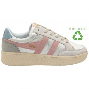 Gola Classics Superslam Blaze Sneakers Blancos Rosas Mexico | WSQ-095814
