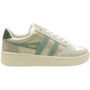 Gola Classics Superslam Blaze Sneakers Dorados Verdes Mexico | PCG-974351