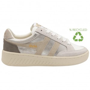 Gola Classics Superslam Blaze Sneakers Plateados Grises Mexico | WGC-596387