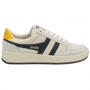 Gola Classics Superslam Mesh Sneakers Blancos Azul Marino Mexico | OFN-805749