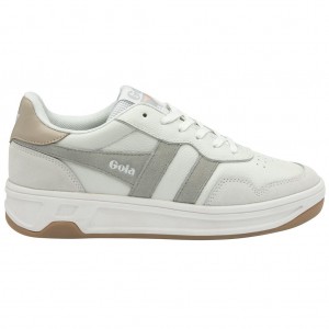 Gola Classics Topspin Sneakers Blancos Grises Claro Mexico | YGB-870169