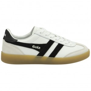 Gola Classics Viper Leather Sneakers Blancos Negros Mexico | ICQ-437201