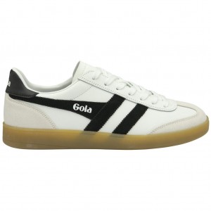 Gola Classics Viper Leather Sneakers Blancos Negros Mexico | YRB-139026