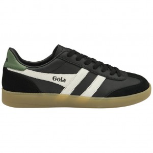 Gola Classics Viper Leather Sneakers Negros Blancos Mexico | ZPS-284107