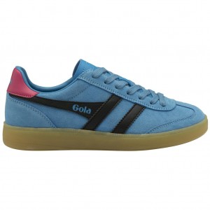 Gola Classics Viper Sneakers Negros Fucsia Mexico | TSA-132408