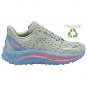 Gola Performance Alzir Speed Sneakers Grises Claro Azules Rosas Mexico | NCG-941067
