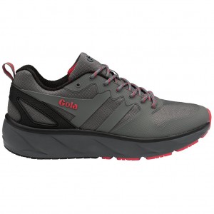Gola Performance Thunder Sneakers Negros Rojos Oscuro Mexico | DOF-798425