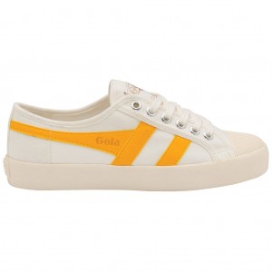 Gola Vegan Classics Coaster Shoes Blancos Mexico | OTN-952431