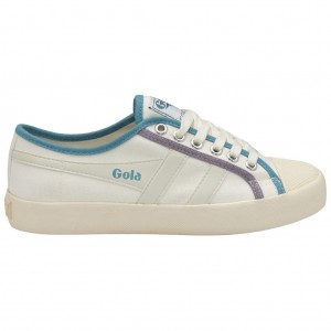Gola Vegan Classics Coaster Smash Shoes Blancos Mexico | KXF-917283