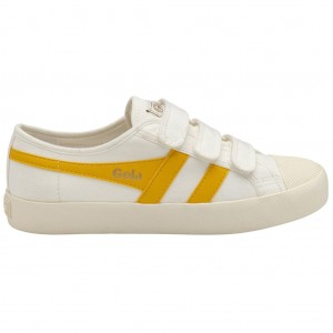 Gola Vegan Classics Coaster Strap Sneakers Blancos Mexico | VXG-371925