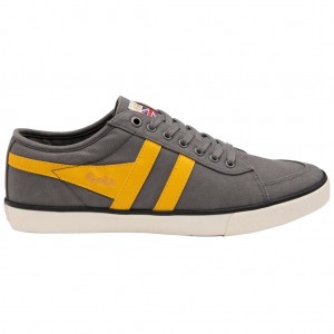 Gola Vegan Classics Comet Plimsoll Sneakers Negros Mexico | SFI-367250