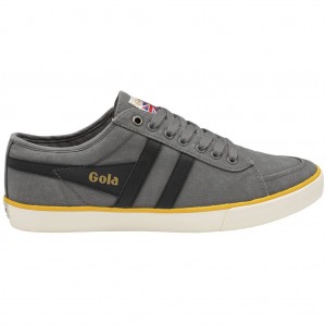 Gola Vegan Classics Comet Plimsoll Sneakers Negros Mexico | KCA-354907