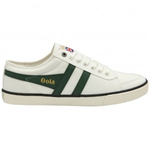 Gola Vegan Classics Comet Plimsoll Sneakers Blancos Negros Mexico | BYP-096785