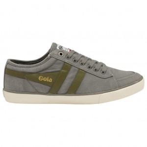 Gola Vegan Classics Comet Plimsoll Sneakers Grises Kaki Mexico | HJN-371869