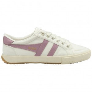Gola Vegan Classics Stratus Plimsoll Sneakers Blancos Mexico | GVZ-056194