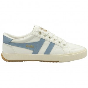 Gola Vegan Classics Stratus Plimsoll Sneakers Blancos Mexico | YHV-196250
