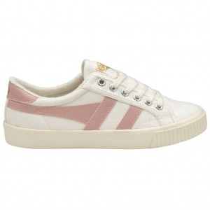 Gola Vegan Classics Tennis Mark Cox Sneakers Blancos Rosas Mexico | FTQ-762814