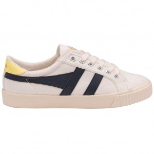 Gola Vegan Classics Tennis Mark Cox Sneakers Blancos Azul Marino Mexico | XWK-285607