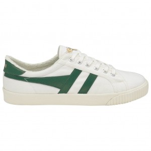 Gola Vegan Classics Tennis Mark Cox Sneakers Blancos Verdes Oscuro Mexico | GXQ-018467