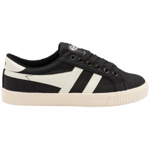 Gola Vegan Classics Tennis Mark Cox Sneakers Negros Blancos Mexico | HCK-823406