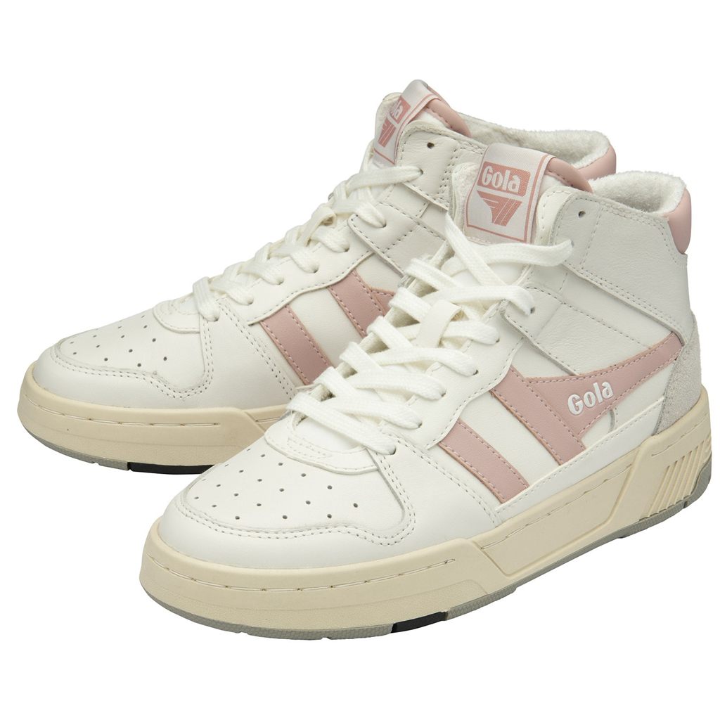 Gola Classics Allcourt High Sneakers Blancos Rosas Mexico | NTX-473691