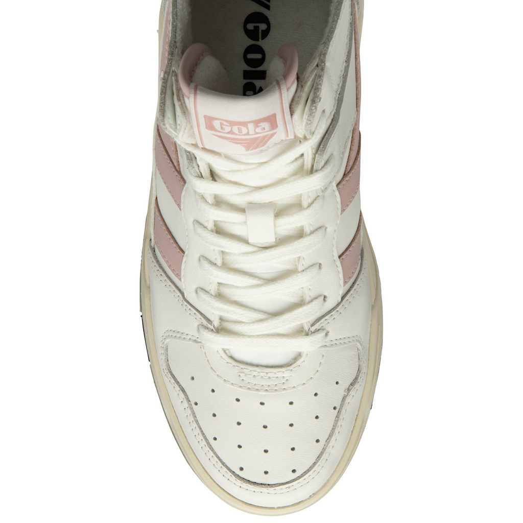 Gola Classics Allcourt High Sneakers Blancos Rosas Mexico | NTX-473691