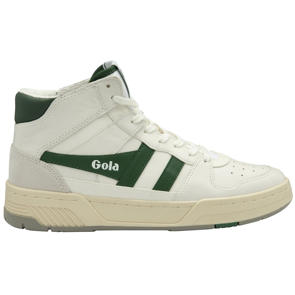 Gola Classics Allcourt High Sneakers Blancos Verdes Mexico | LPX-658731