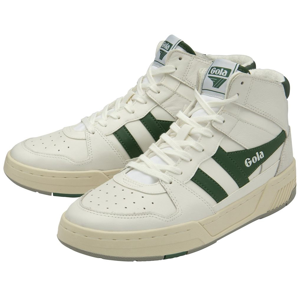 Gola Classics Allcourt High Sneakers Blancos Verdes Mexico | LPX-658731