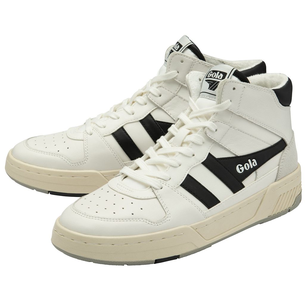 Gola Classics Allcourt High Sneakers Blancos Negros Mexico | APJ-216748