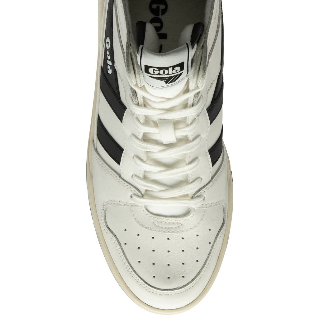 Gola Classics Allcourt High Sneakers Blancos Negros Mexico | APJ-216748
