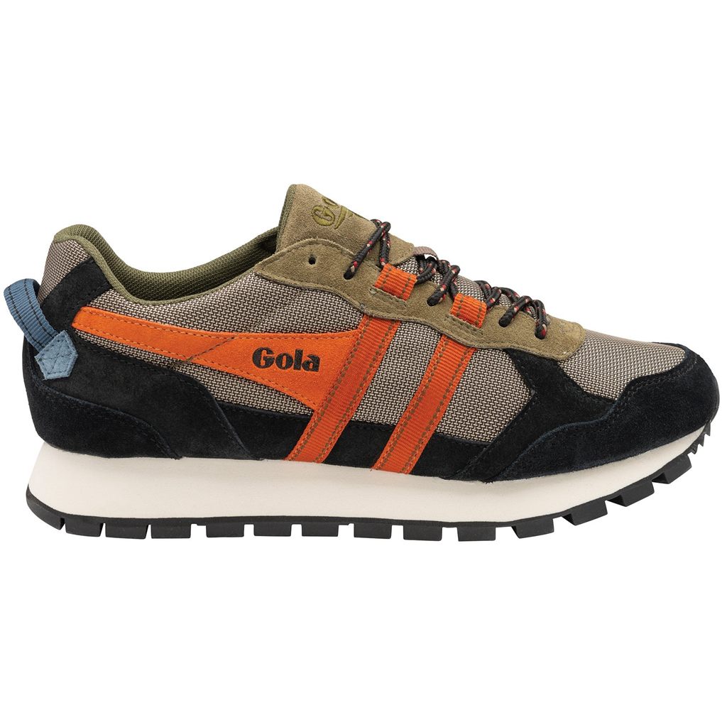 Gola Classics Altitude Sneakers Kaki Negros Naranjas Mexico | RUD-089652