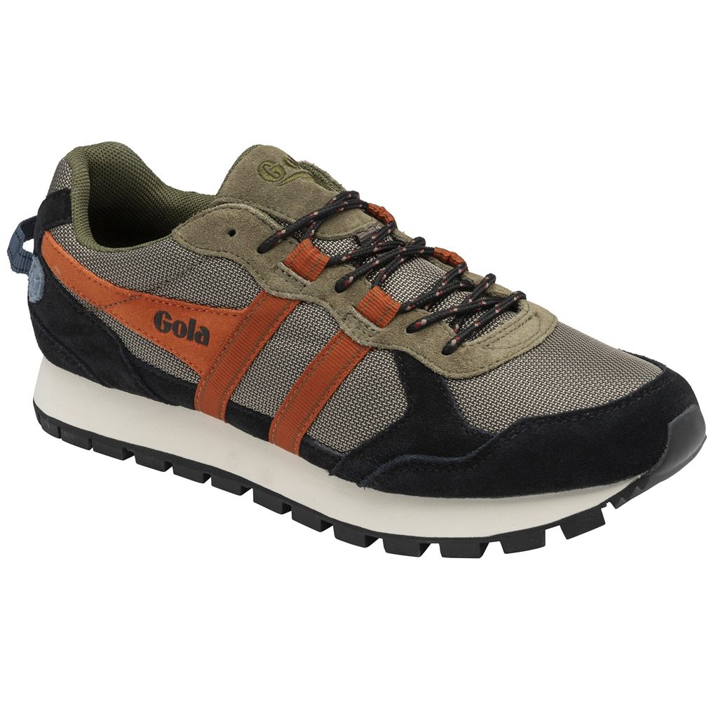 Gola Classics Altitude Sneakers Kaki Negros Naranjas Mexico | RUD-089652