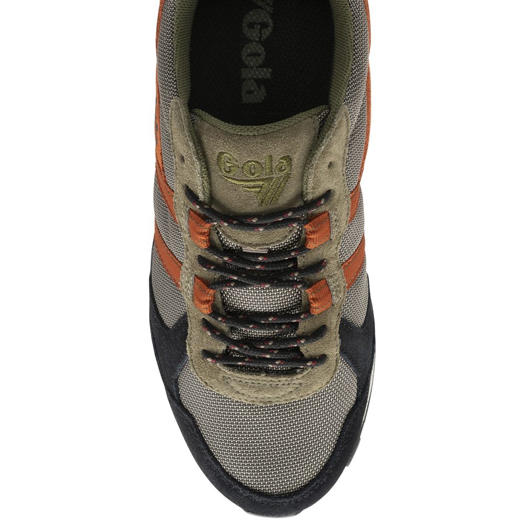 Gola Classics Altitude Sneakers Kaki Negros Naranjas Mexico | RUD-089652