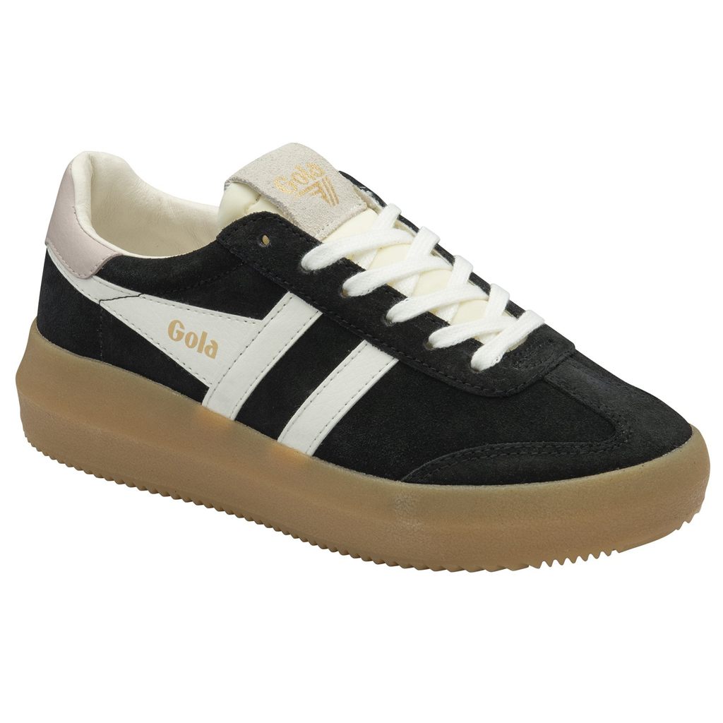 Gola Classics Athena Sneakers Negros Blancos Rosas Mexico | VIZ-062497