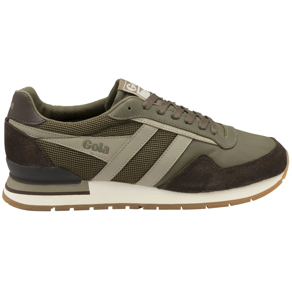 Gola Classics Atlanta Sneakers Kaki Marrom Oscuro Mexico | ZIO-635402
