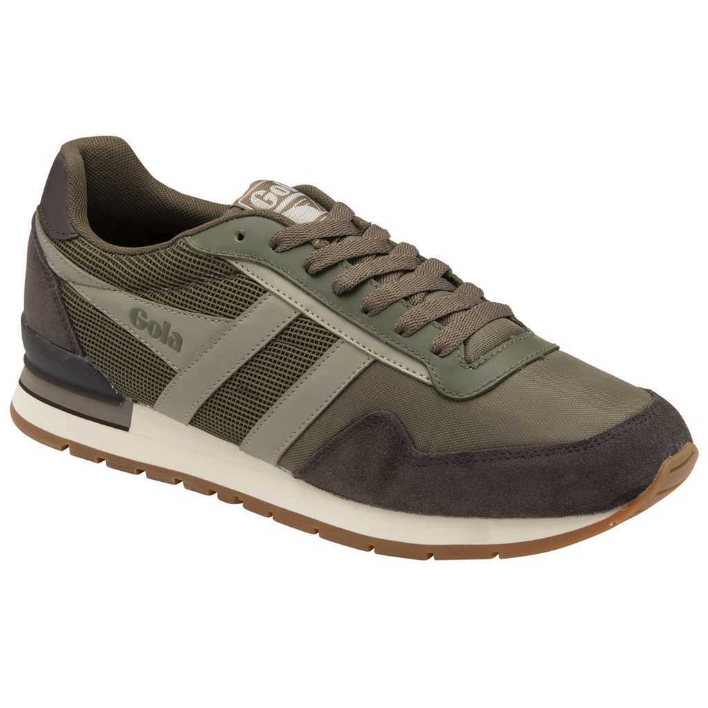 Gola Classics Atlanta Sneakers Kaki Marrom Oscuro Mexico | ZIO-635402