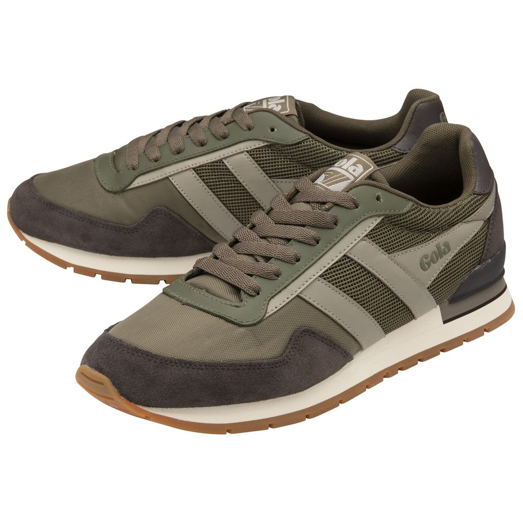 Gola Classics Atlanta Sneakers Kaki Marrom Oscuro Mexico | ZIO-635402