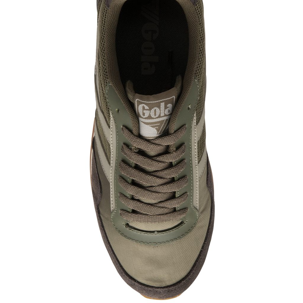 Gola Classics Atlanta Sneakers Kaki Marrom Oscuro Mexico | ZIO-635402