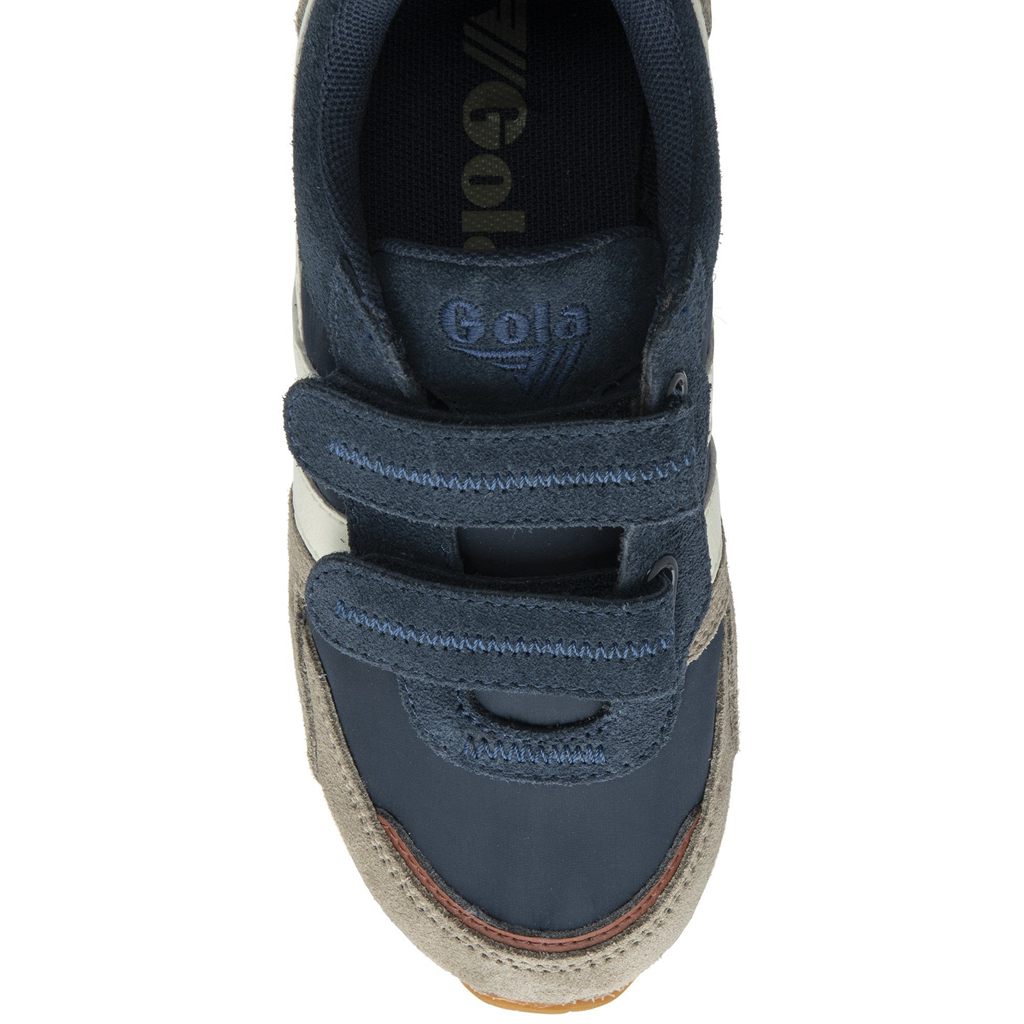 Gola Classics Austin Strap Sneakers Azul Marino Blancos Mexico | DWI-460731