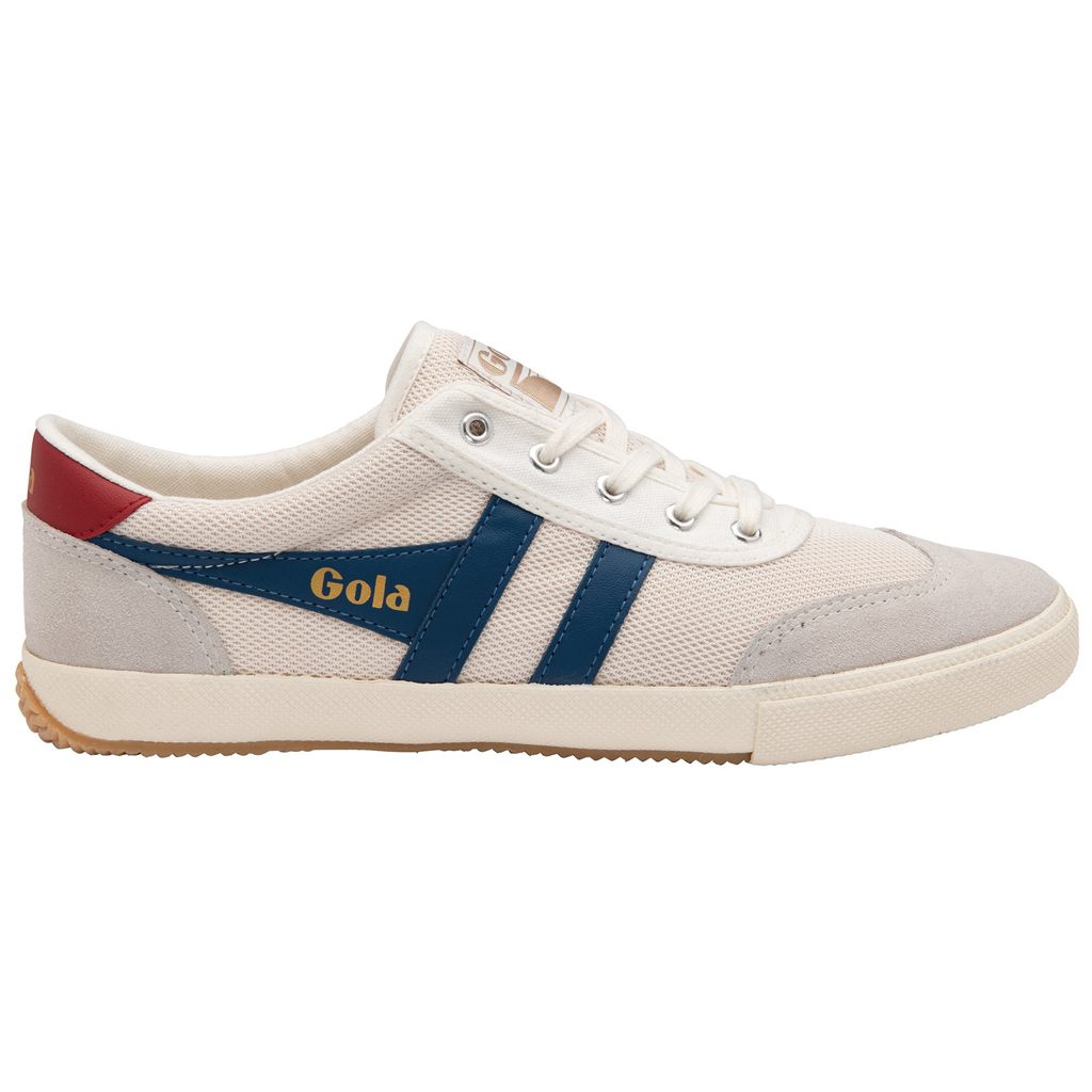 Gola Classics Badminton Mesh Plimsoll Sneakers Blancos Azules Rojos Oscuro Mexico | KEC-079213