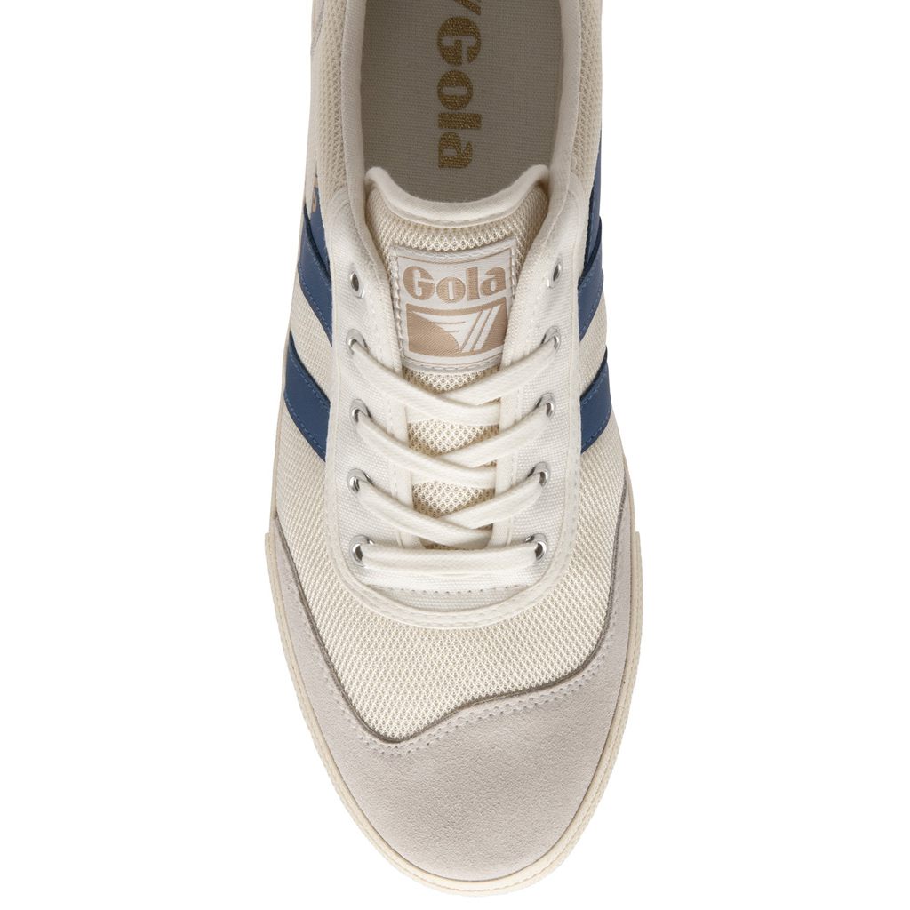 Gola Classics Badminton Mesh Plimsoll Sneakers Blancos Azules Rojos Oscuro Mexico | KEC-079213