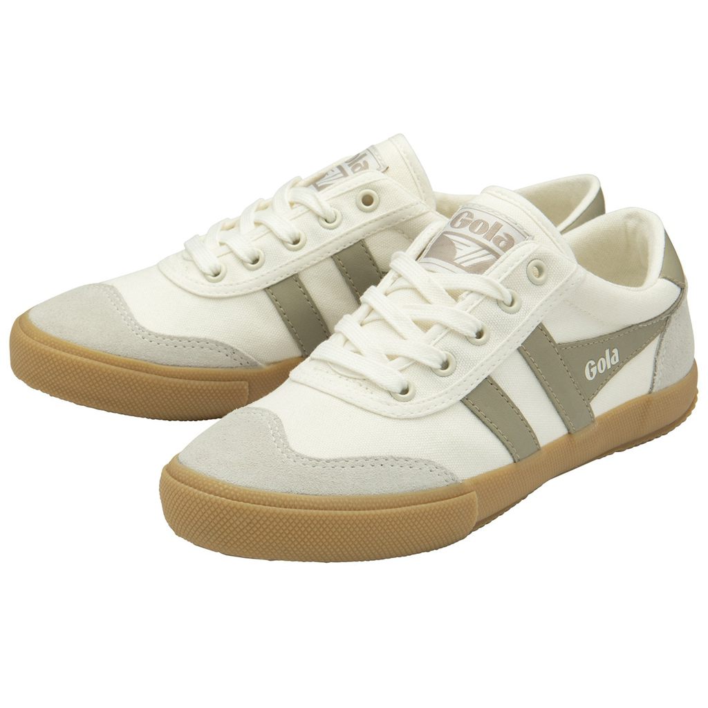 Gola Classics Badminton Plimsoll Sneakers Blancos Grises Mexico | GYW-173894
