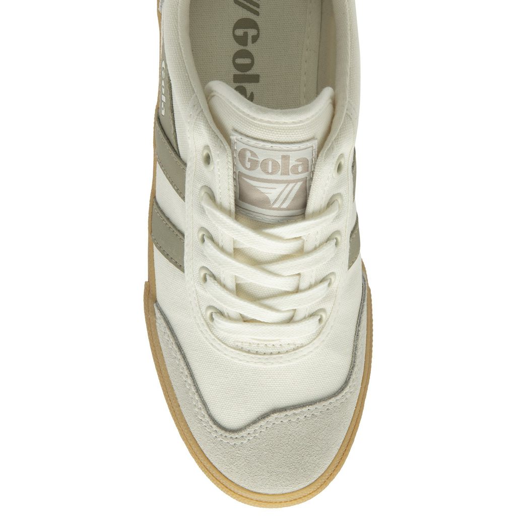 Gola Classics Badminton Plimsoll Sneakers Blancos Grises Mexico | GYW-173894