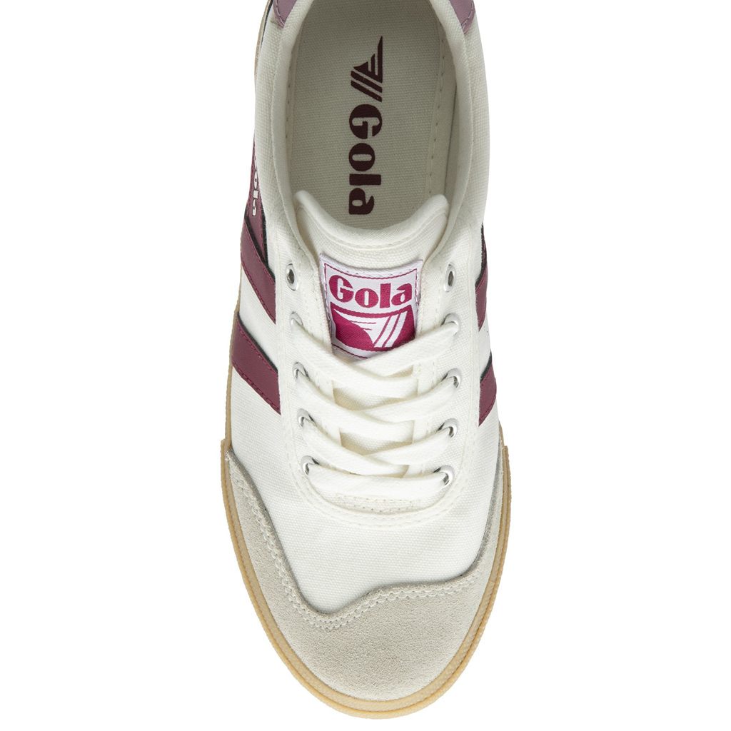 Gola Classics Badminton Plimsoll Sneakers Blancos Mexico | WNC-548062