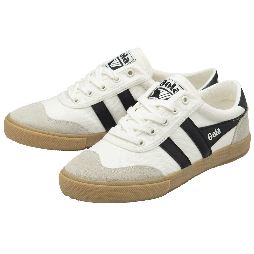 Gola Classics Badminton Plimsoll Sneakers Blancos Negros Mexico | AYK-806275