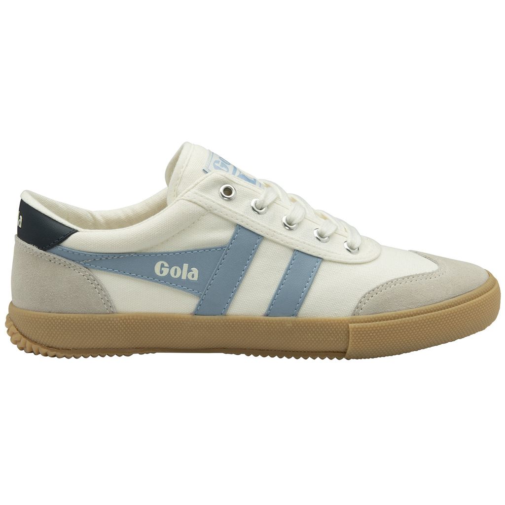 Gola Classics Badminton Plimsoll Sneakers Blancos Azul Marino Mexico | VRD-527683