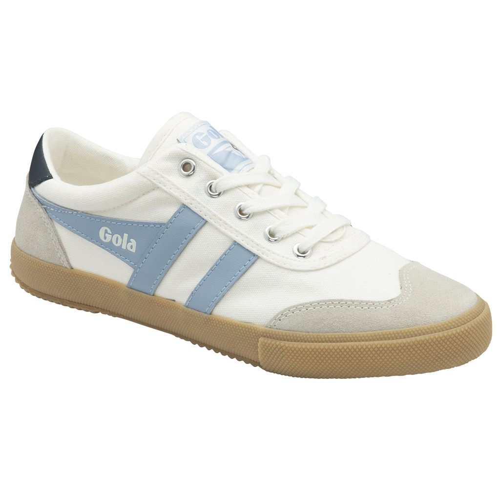 Gola Classics Badminton Plimsoll Sneakers Blancos Azul Marino Mexico | VRD-527683